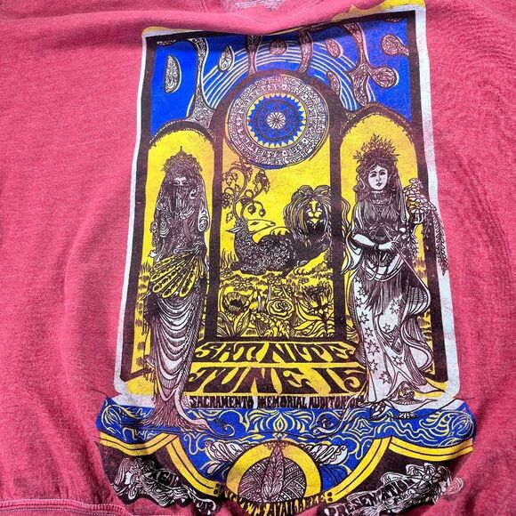 The Doors Oversized Graphic Sweatshirt Sacramento Memorial Auditorium Crewneck - Picture 4 of 10